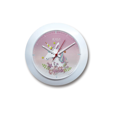 Relógio de parede Exclusive - UNICÓRNIO | Cor: Rosa, Modelo do Relógio: Exclusive - Moldura redonda | Cor: Rosa, Modelo do Relógio: Exclusive - Moldura redonda | Cor: Rosa, Modelo do Relógio: Exclusive - Moldura redonda