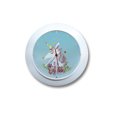 Relógio de parede Exclusive - UNICÓRNIO | Cor: Rosa, Modelo do Relógio: Exclusive - Moldura redonda | Cor: Rosa, Modelo do Relógio: Exclusive - Moldura redonda | Cor: Rosa, Modelo do Relógio: Exclusive - Moldura redonda