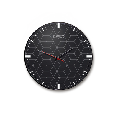 Relógio de parede Clas Geométrico - PRETO