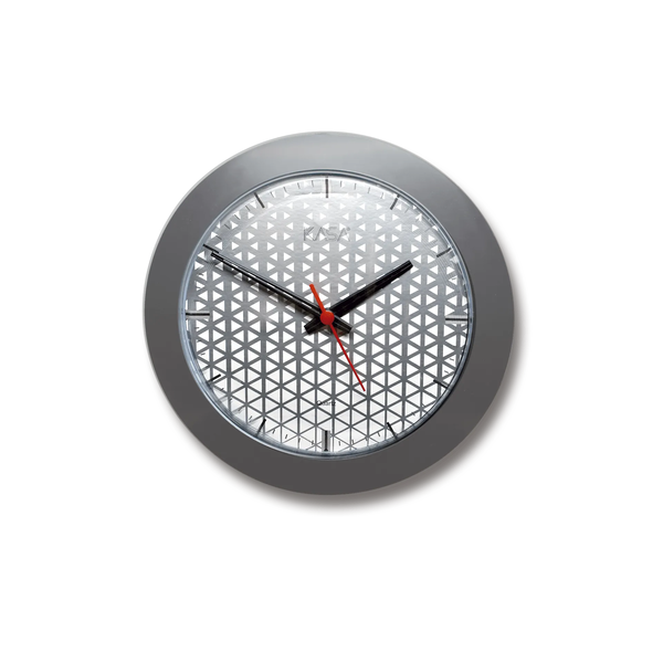 Relógio de parede Exclusive exc - Geométrico | Cor: Branco, Modelo do Relógio: Exclusive - Moldura redonda | Cor: Branco, Modelo do Relógio: Exclusive - Moldura redonda
