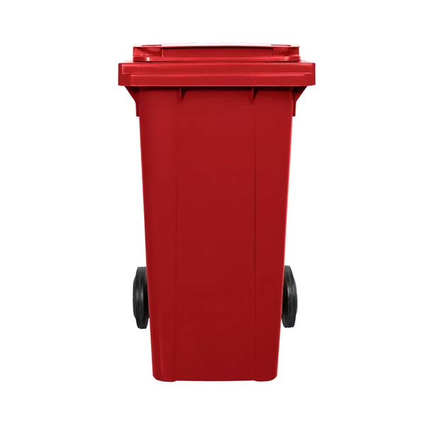 Contentor de Lixo 240 Litros - VERMELHO