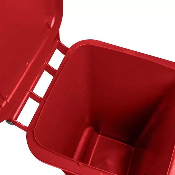 Contentor de Lixo 240 Litros - VERMELHO