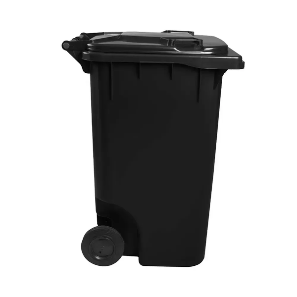 Contentor de Lixo 240 Litros - PRETO