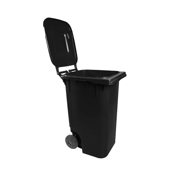 Contentor de Lixo 240 Litros - PRETO