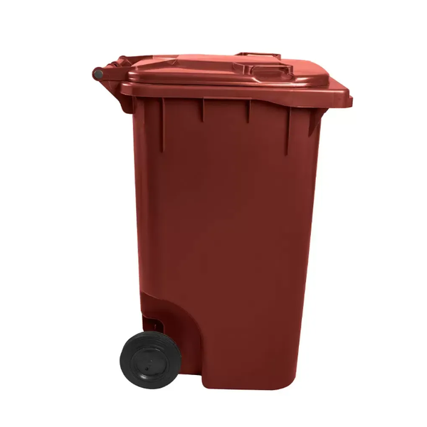 Contentor de Lixo 240 Litros - MARROM