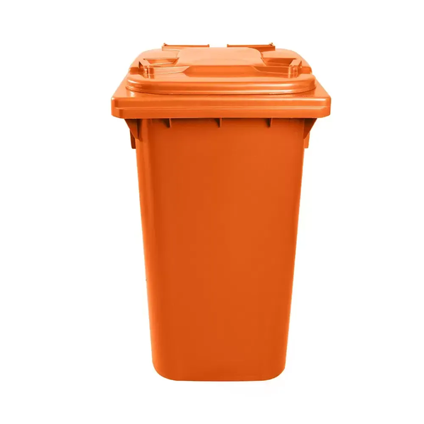 Contentor de Lixo 240 Litros - LARANJA