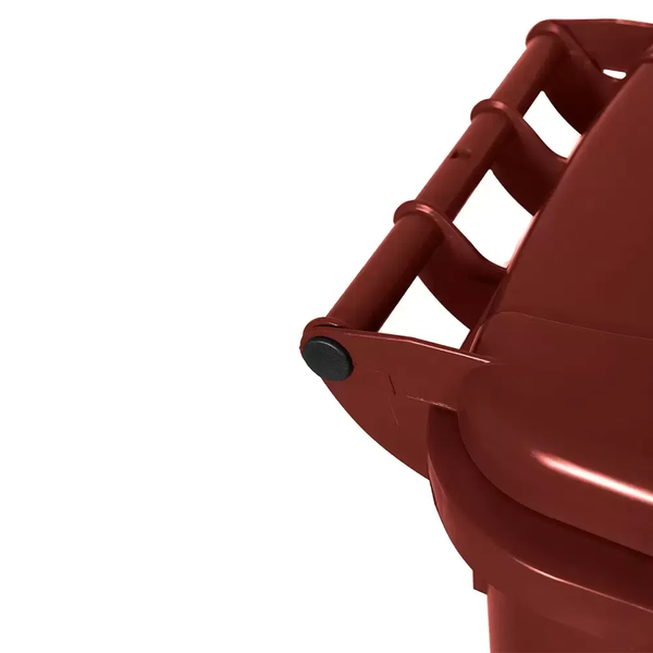 Contentor de Lixo 120 Litros – Sem Pedal - MARROM | Cor: Marrom, Litros: 120 Litros, Pedal: Sem Pedal, Tipo de Material: Plástico