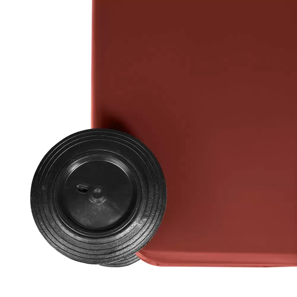 Contentor de Lixo 120 Litros – Sem Pedal - MARROM | Cor: Marrom, Litros: 120 Litros, Pedal: Sem Pedal, Tipo de Material: Plástico