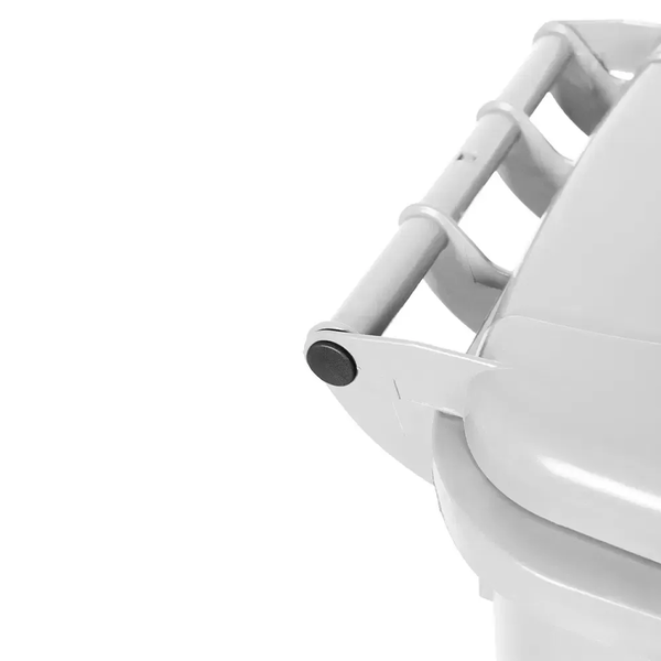 Contentor de Lixo 120 Litros – Sem Pedal - BRANCO | Cor: Branco, Litros: 120 Litros, Pedal: Sem Pedal, Tipo de Material: Plástico