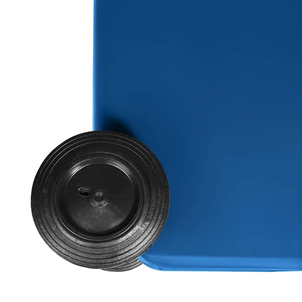 Contentor de Lixo 120 Litros – Sem Pedal - AZUL | Cor: Azul, Litros: 120 Litros, Pedal: Sem Pedal, Tipo de Material: Plástico
