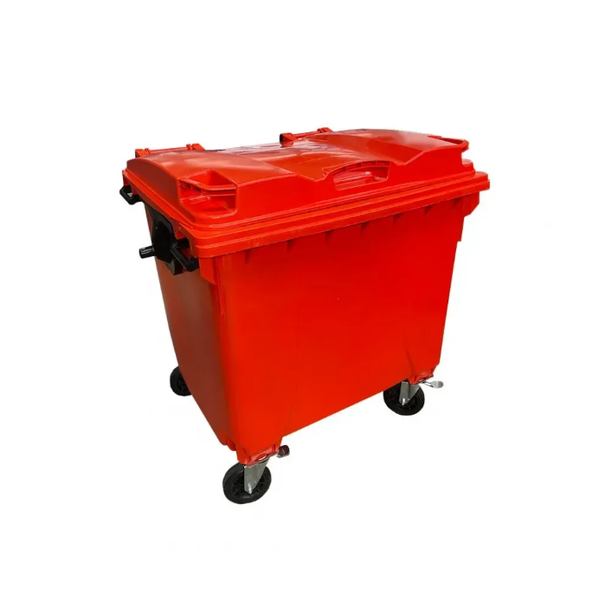 Contentor Plástico 1000 Litros Vermelho