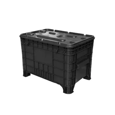 Caixa Plástica 372 Litros C/ Tampa - PRETA | Cor: Preta, Litros: 372 Litros, Modelo: Com Tampa, Tipo de Material: Plástico | Cor: Preta, Litros: 372 Litros, Modelo: Com Tampa, Tipo de Material: Plástico
