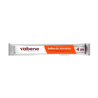 Folha de Alumínio Vabene – Rolo de 30 cm x 4 metros