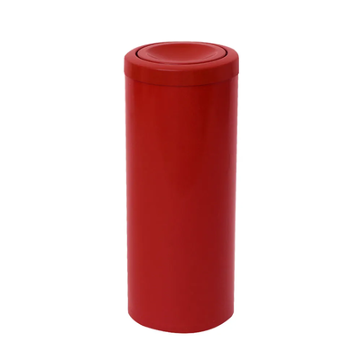 Cesto de Lixo 23 Litros com Tampa Flip Top - VERMELHA | Cor: Vermelho, Litragem: 15 Litros, Modelo: Flip Top, Tipo de Material: Plástico | Cor: Vermelho, Litragem: 15 Litros, Modelo: Flip Top, Tipo de Material: Plástico