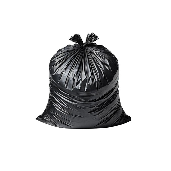 Saco Para Lixo Preto 300 Litros 117x130 cm 8.4 Kg 100 Unidades  