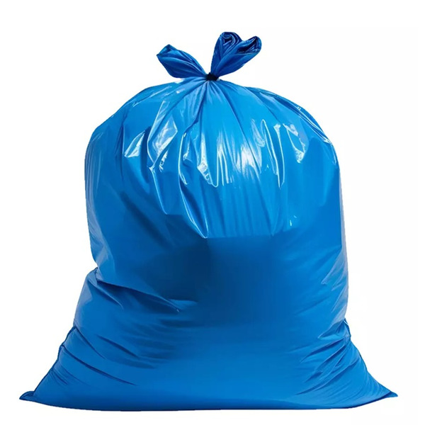 Saco para Lixo 100 Litros Azul P4 – 90x95 cm – Pacote com 100 Unidades (3 kg)