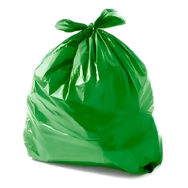Saco para Lixo 40 Litros Verde 60x75 - 100 Unidades 2 Kg